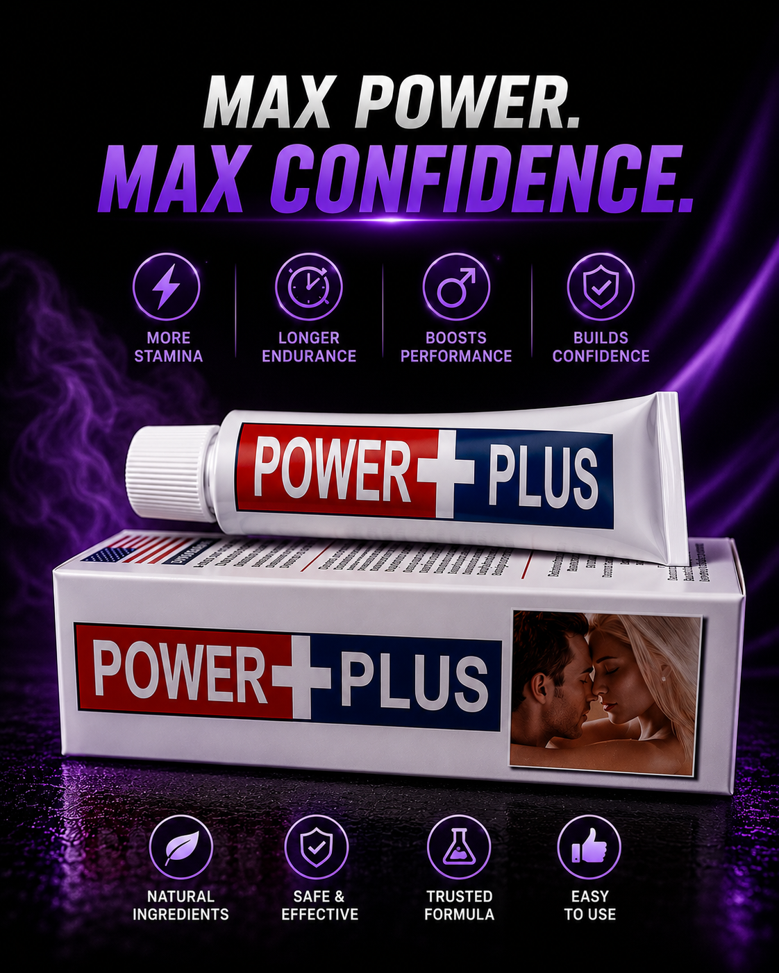 Power Plus Tube – Performance Support Cream for Men