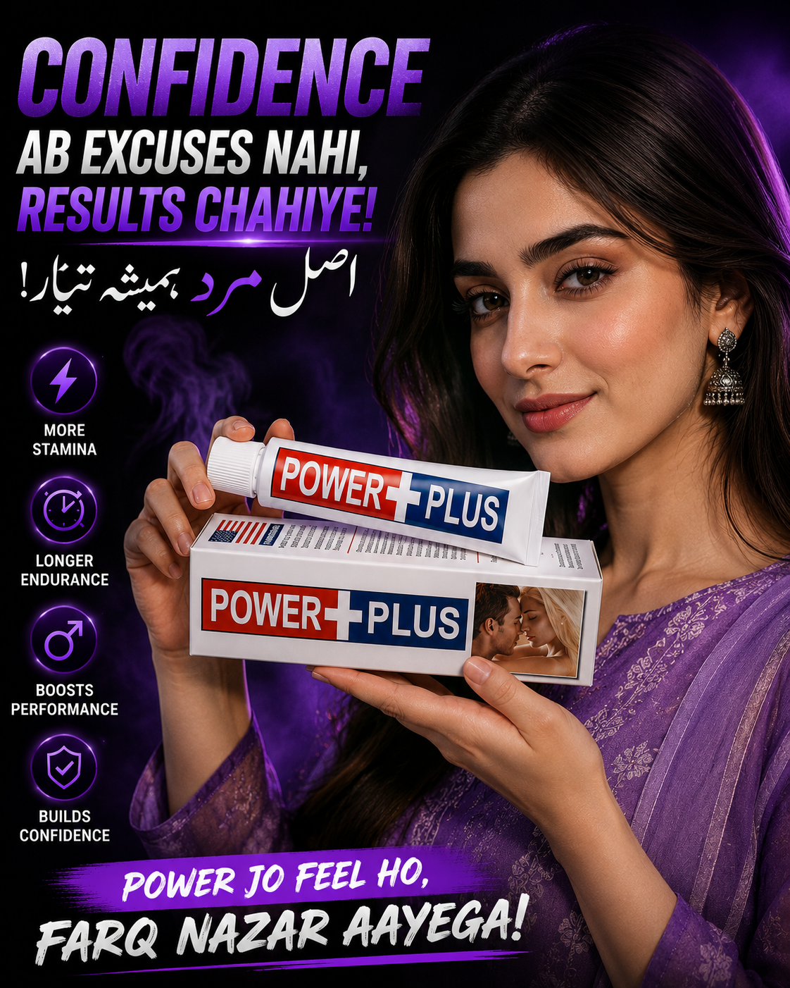 Power Plus Tube – Performance Support Cream for Men