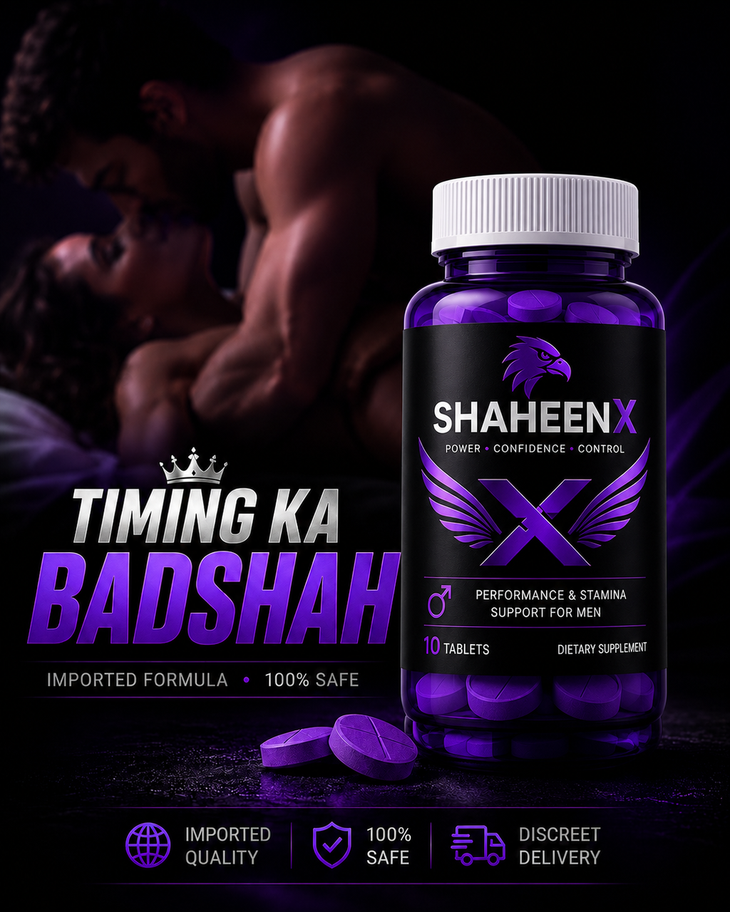 ShaheenX Max Power Tablets for Men